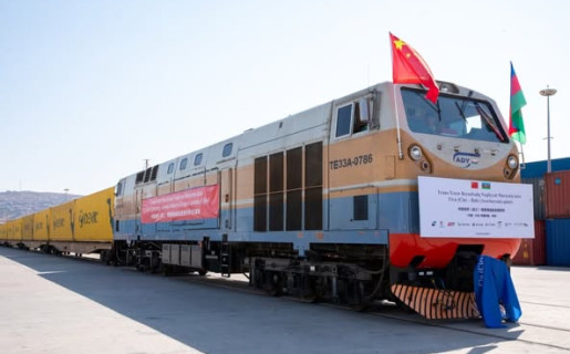 Çin–Avropa Dəmiryol Ekspres marşrutu üzrə 5 il: Bakı Yivudan gələn 237-ci qatarı qarşıladı