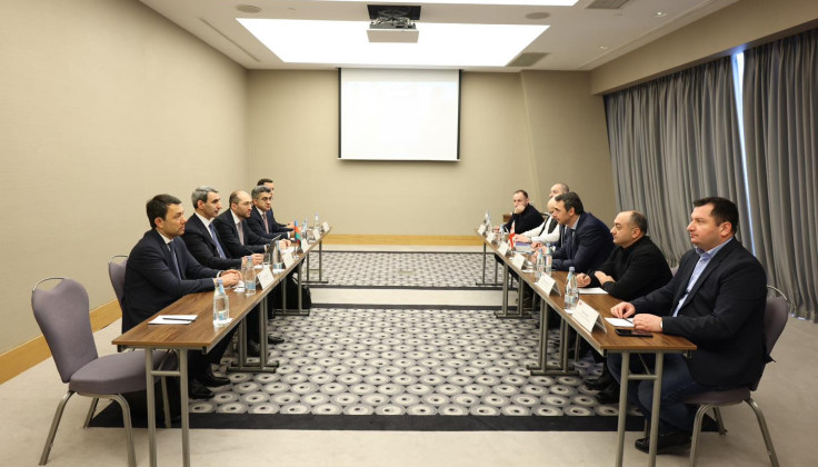 ADY sədri gürcüstanlı həmkarı ilə görüşüb