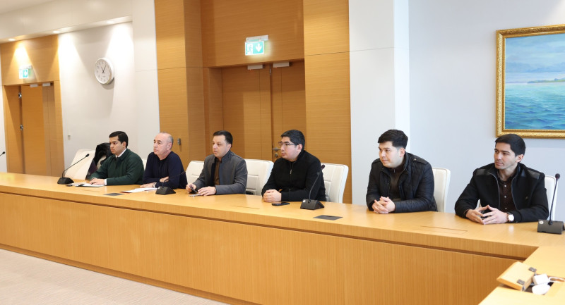 ADY sədri Türkmənbaşı Beynəlxalq Dəniz Limanında olub