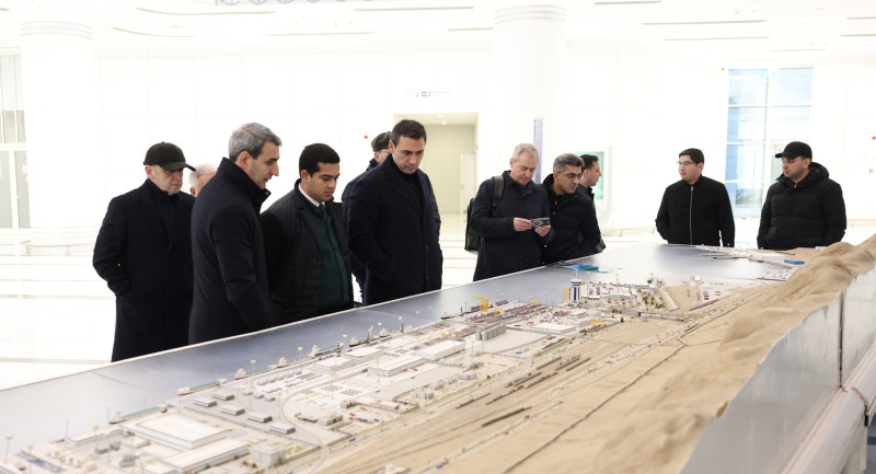 ADY sədri Türkmənbaşı Beynəlxalq Dəniz Limanında olub